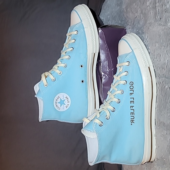 Golf Le Fleur x Chuck 70 High 'Gulf Stream' Tyler The Creator Converse All Stars - Picture 1 of 9